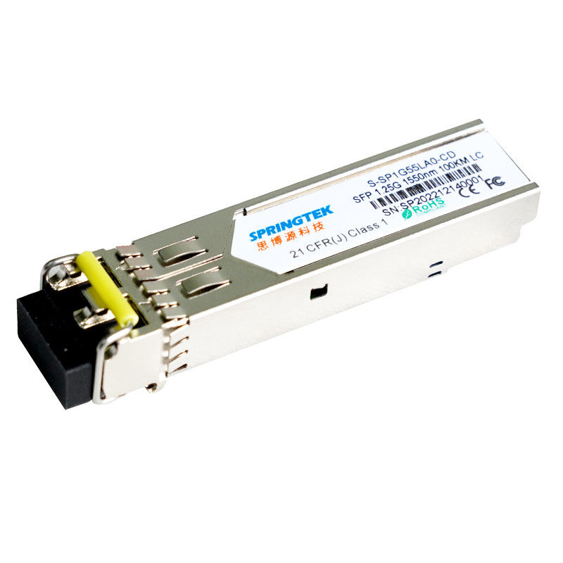Springtek S-SP1G55LA0-CD 1.25G 1550nm LC Duplex Optical Module รองรับ Cisco 100km Fiber transceivers