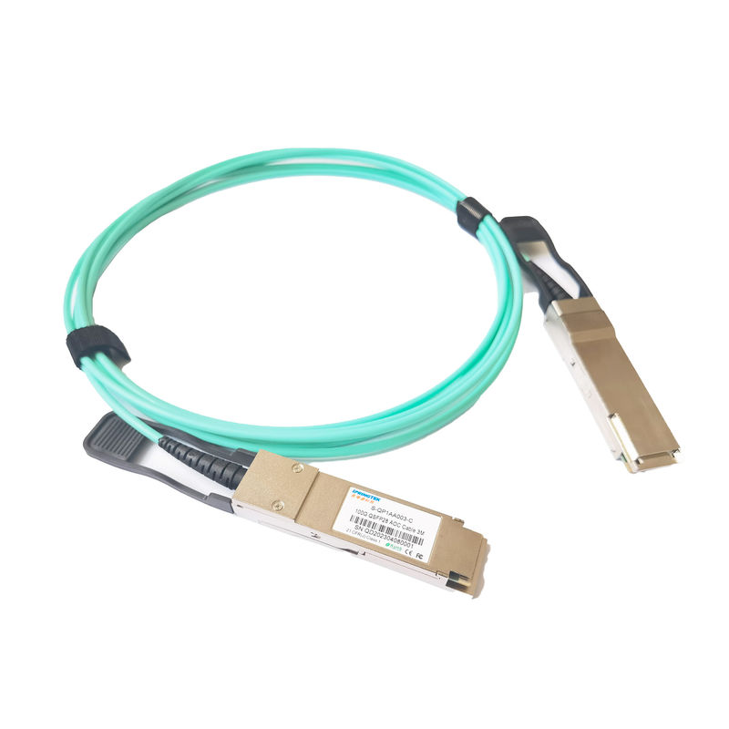 ห้องเซิร์ฟเวอร์ Ethernet Active Optical Cable 10G /40G / QSFP28 100G AOC 1m 3m 5m 10m 15m 20m China Optic Cable