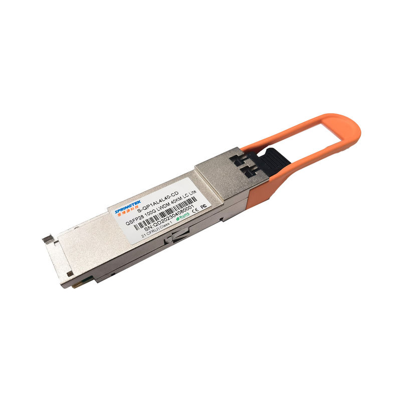 รองรับ Cisco ER4 100G QSFP28 Transceivers Lite 100Gbps 1294 -1310nm 40Km โมดูลรับส่งสัญญาณแสง